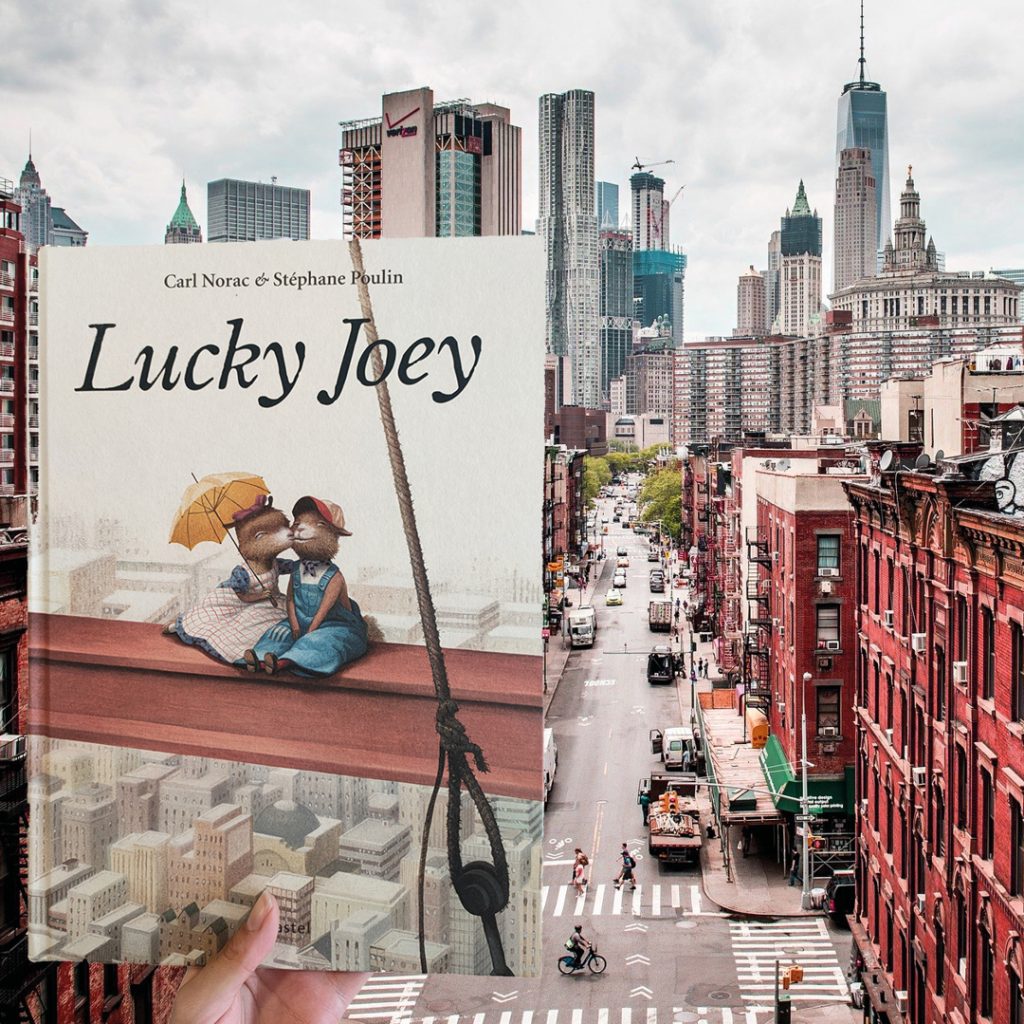 Livre Lucky Joey par Carl Norac et Stéphane Poulin - livre disponible à la librairie de l'oiseau lire d'evreux