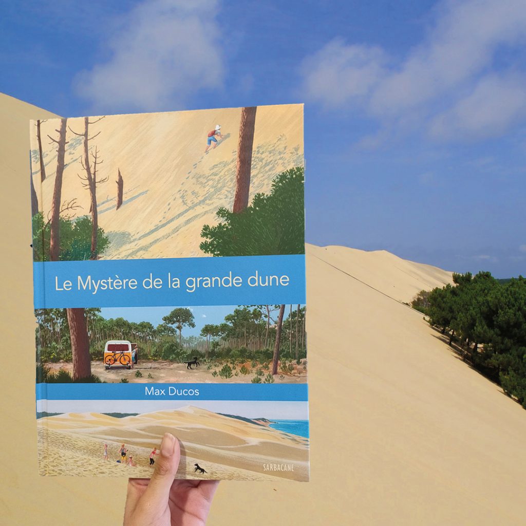 Livre le Mystère de la Grande dune par Max Ducos - livre disponible à la librairie de l'oiseau lire d'evreux